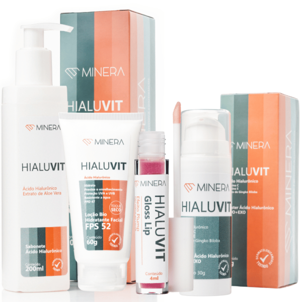 Kit Hialuvit Ácido Hialurônico E Vitaminas